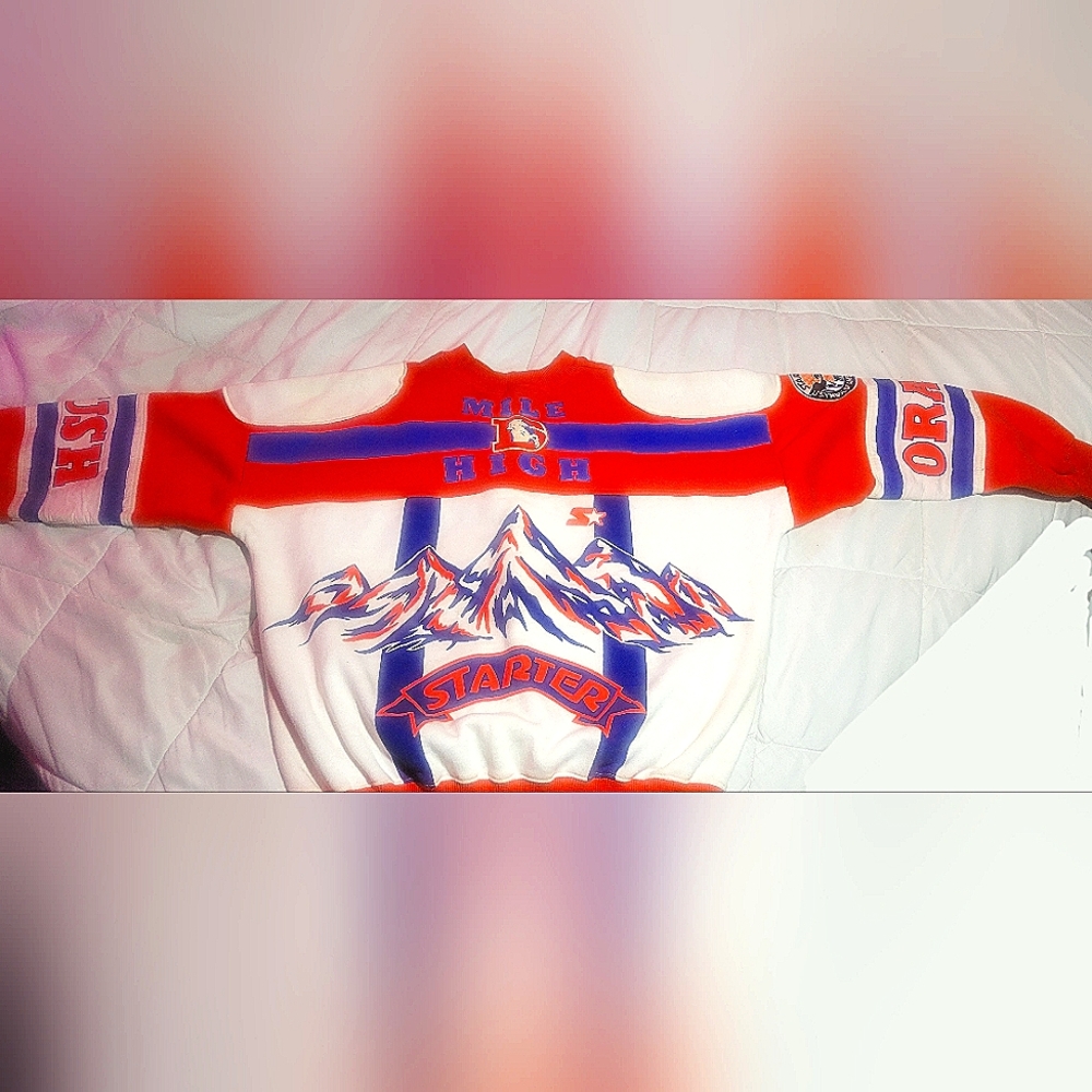 Denver Broncos Orange Crush Starter Sweatshirt *Rare*HTF*